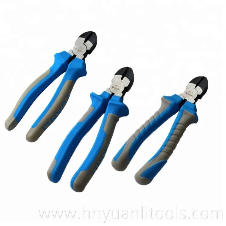 Hand Tools Fully Polished good quality CR-V diagonal cutting pliers